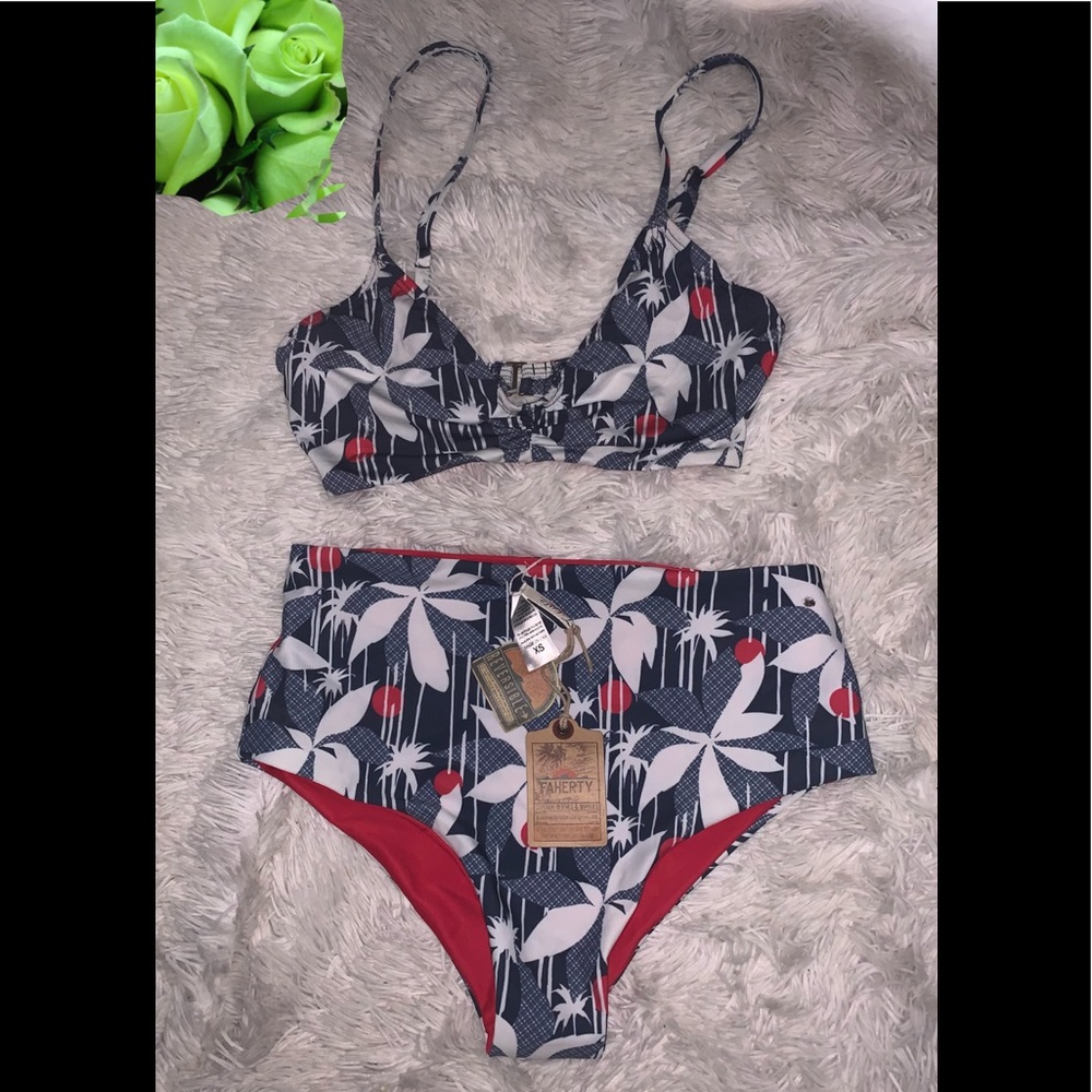 Faherty  bikini reversible